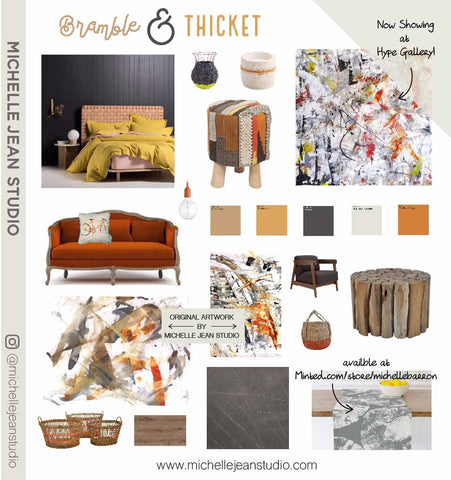 Bramble & Thicket mood board